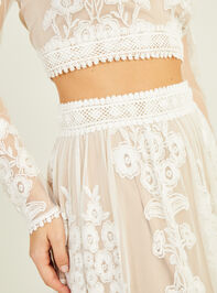 Arissa Embroidered Maxi Skirt Detail 5 - AS REVIVAL