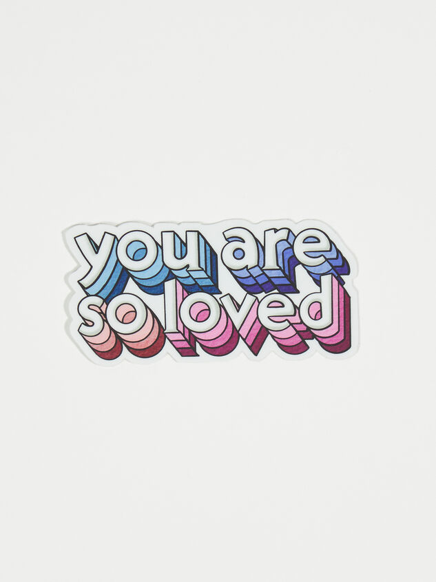 You Are So Loved Sticker Detail 1 - AS REVIVAL