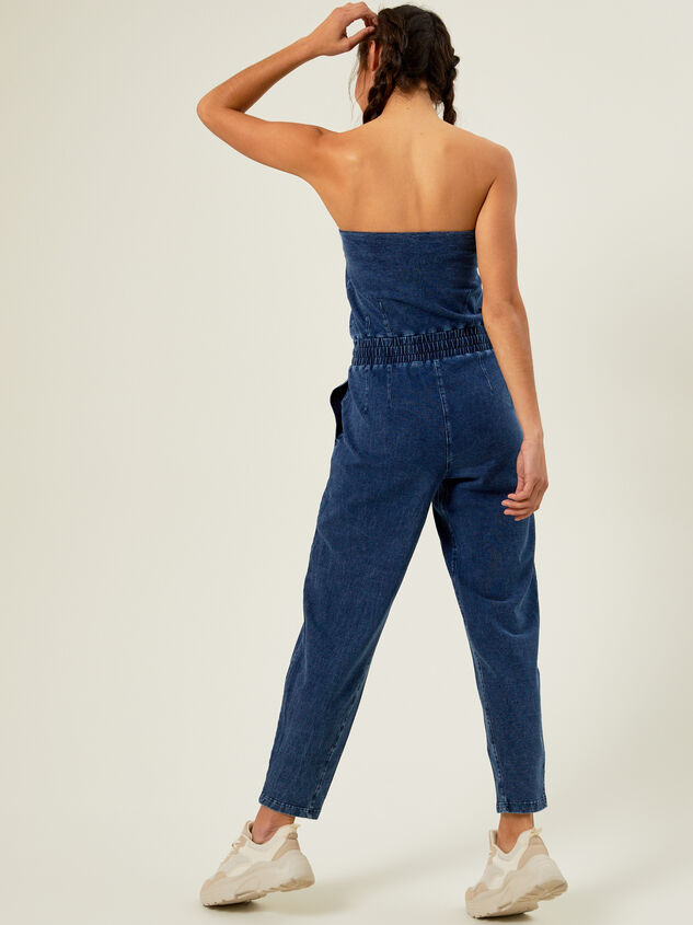 Day To Day Denim One-Piece Detail 4 - AS REVIVAL
