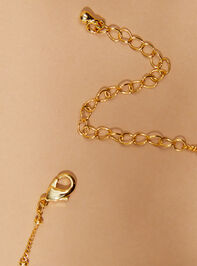 18K Bow Charm Ball Chain Necklace Detail 3 - AS REVIVAL