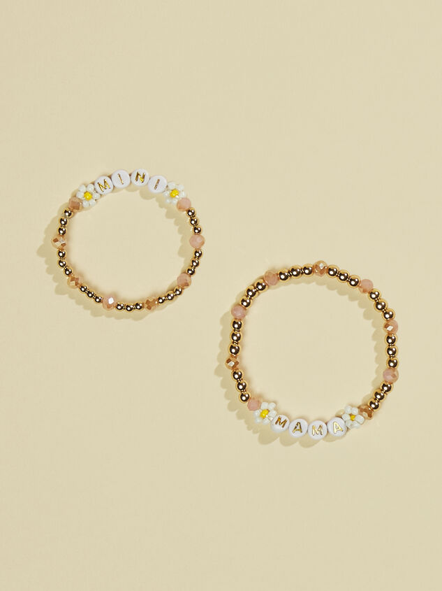 Mama & Mini Flower Bracelet Set - AS REVIVAL