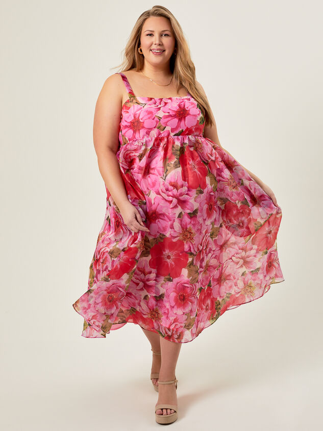 Adeline Floral Maxi Dress Detail 2 - AS REVIVAL