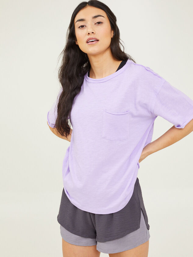 Ease Up Oversized Tee Detail 1 - AS REVIVAL