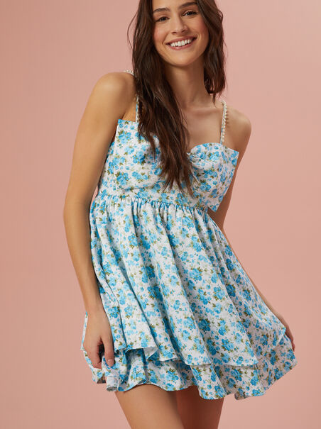Stassie Floral Bow Dress - AS REVIVAL