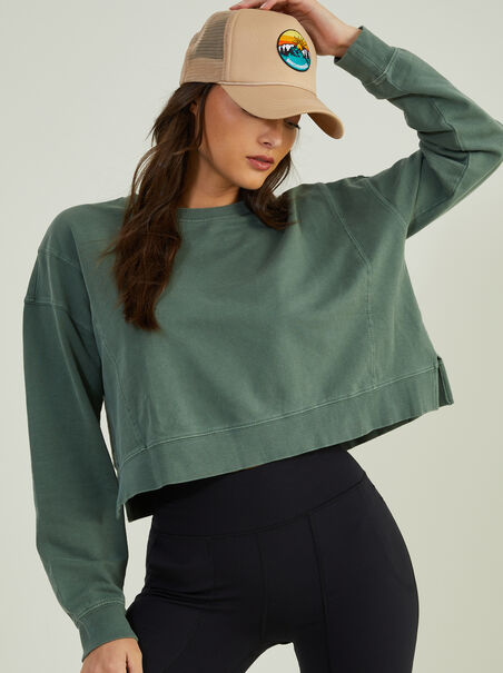 Settle Down Cropped Top - AS REVIVAL