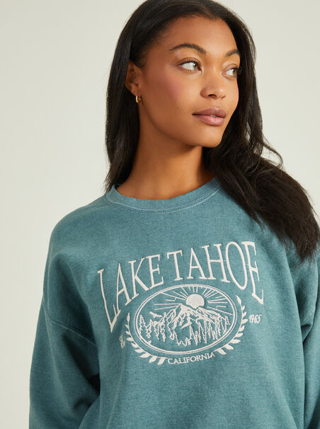 Lake Tahoe Graphic Sweatshirt - AS REVIVAL