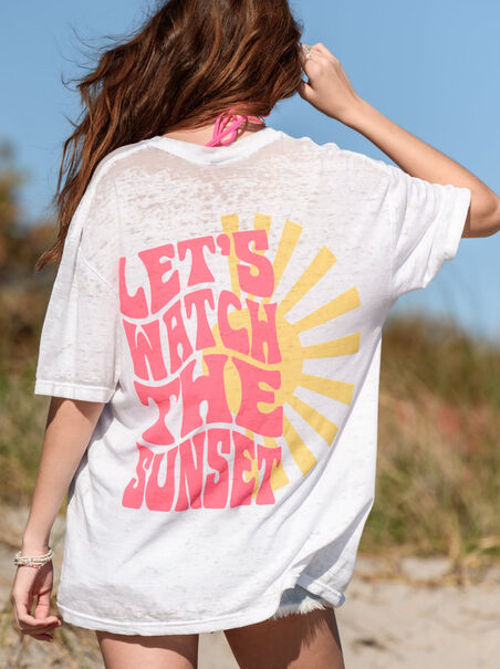 Let's Watch The Sunset Graphic Tee - AS REVIVAL
