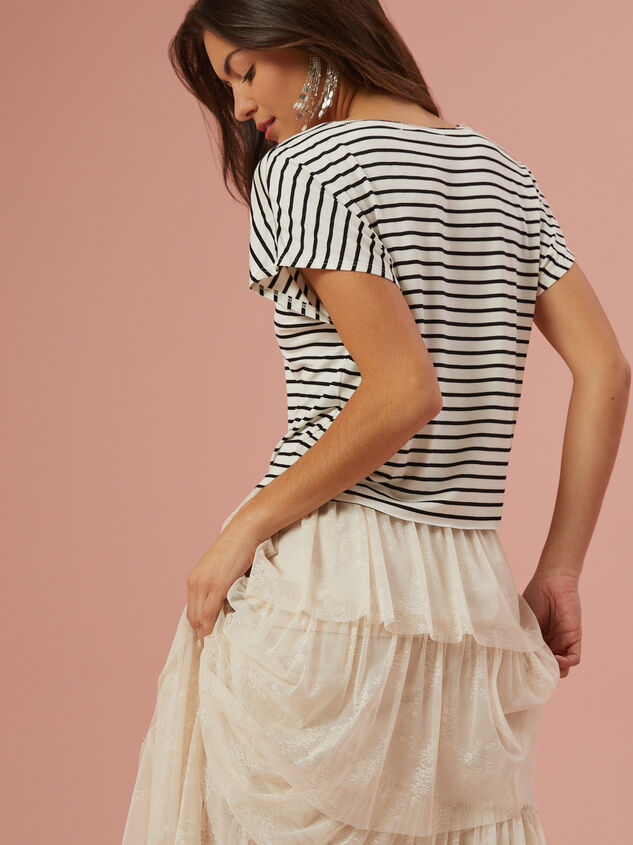 Summer Striped Muscle Tee Detail 4 - AS REVIVAL
