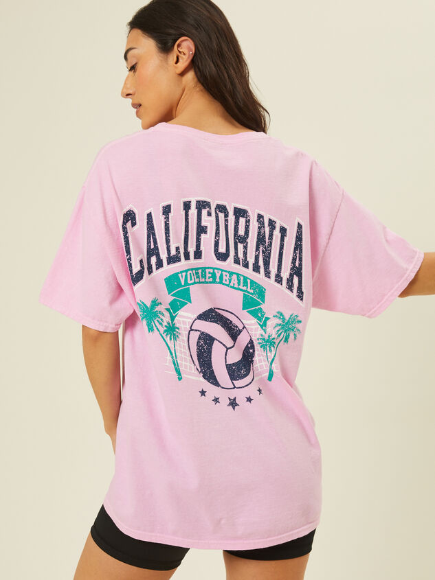 California Volleyball Graphic Tee Detail 5 - AS REVIVAL