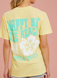 Happy By The Beach Graphic Tee Detail 3 - AS REVIVAL