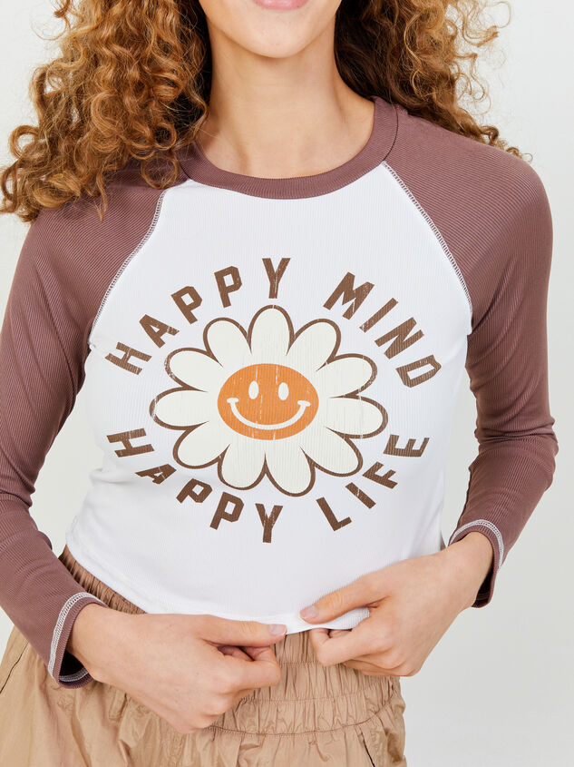 Happy Mind Happy Life Top Detail 4 - AS REVIVAL