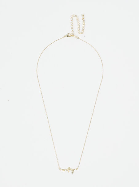 18k Gold Wifey Necklace - AS REVIVAL