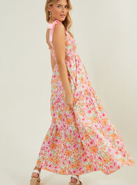 Addison Floral Maxi Dress Detail 4 - AS REVIVAL