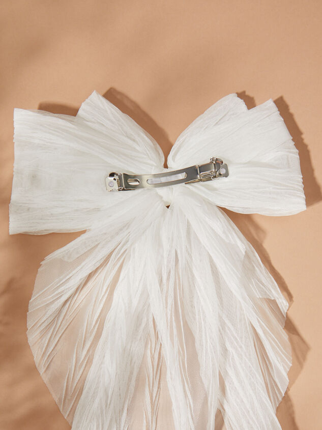Pleated Tulle Volume Bow Detail 3 - AS REVIVAL
