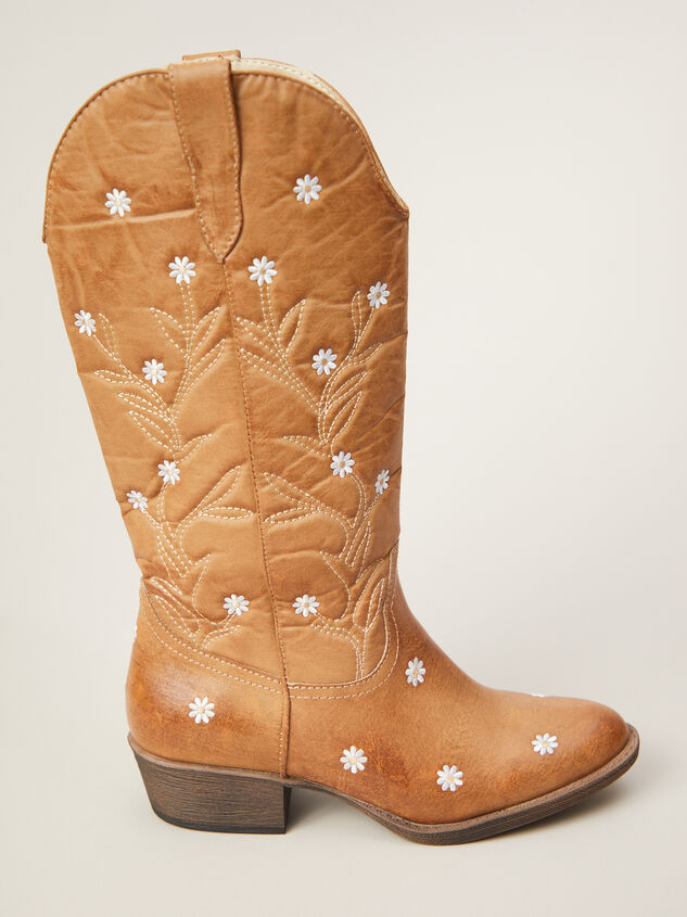 Ditzy Floral Western Boots Detail 3 - AS REVIVAL