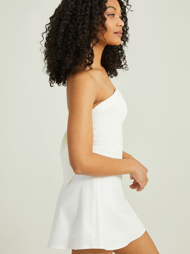 Lilia Strapless Bow Dress Detail 4 - AS REVIVAL