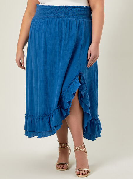 Lucy Ruffle Maxi Skirt - AS REVIVAL