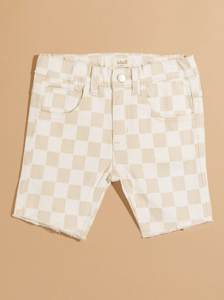 Ben Toddler Checkered Shorts - AS REVIVAL