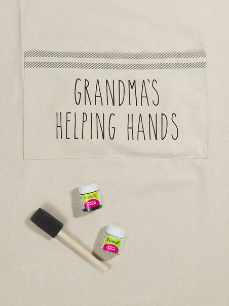 Grandma's Helping Hands Apron by Mudpie - AS REVIVAL