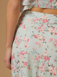 Amira Floral Midi Skirt Detail 5 - AS REVIVAL