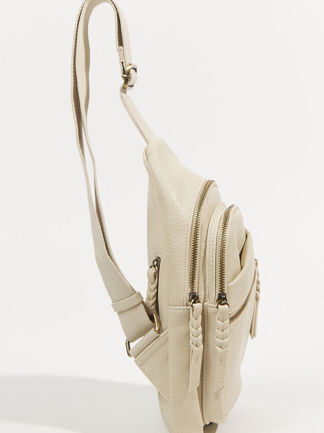 Side Zip Sling Bag Detail 2 - AS REVIVAL