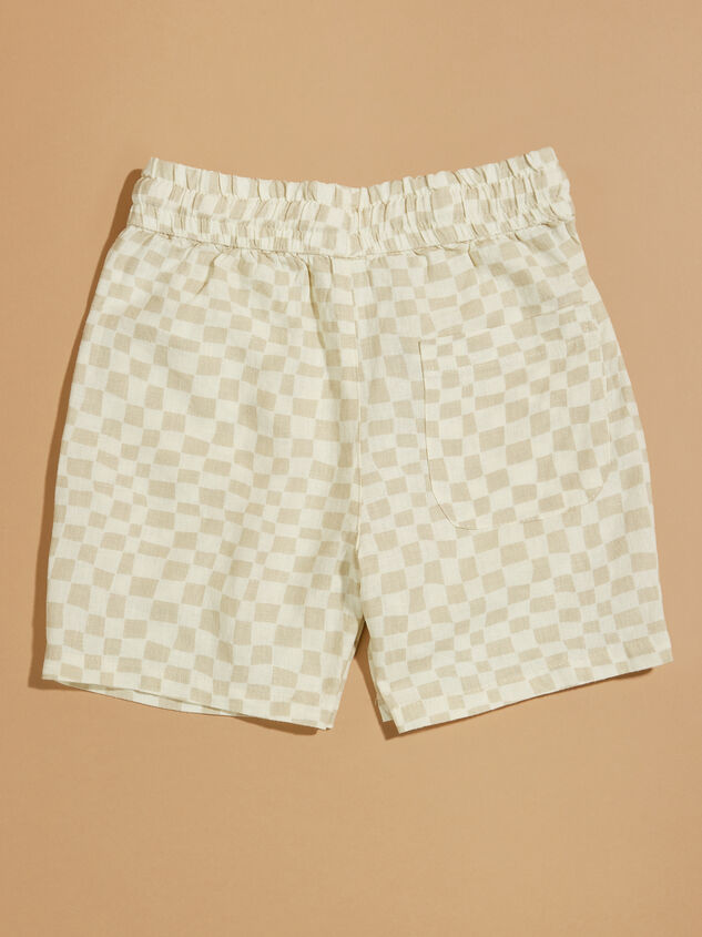 Addison Checkered Shorts by Rylee + Cru Detail 2 - AS REVIVAL