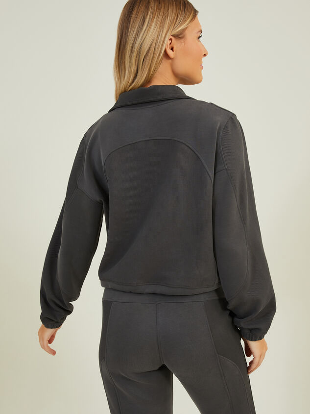 Supersoft Quarter Zip Pullover Detail 4 - AS REVIVAL