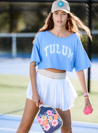 Tulum Cropped Graphic Tee - AS REVIVAL