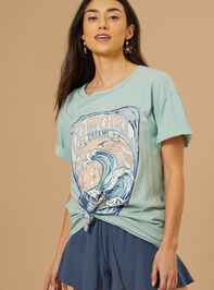Cowgirl Dreams Oversized Tee Detail 3 - AS REVIVAL