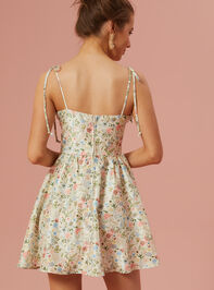 Jordyn Floral Mini Dress Detail 5 - AS REVIVAL