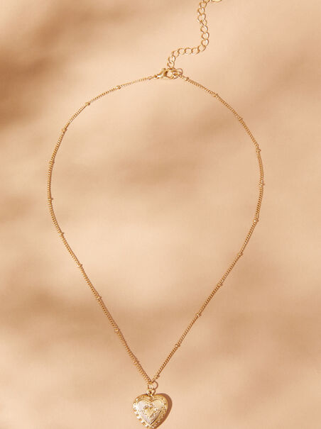 Antique Heart Locket Necklace - AS REVIVAL