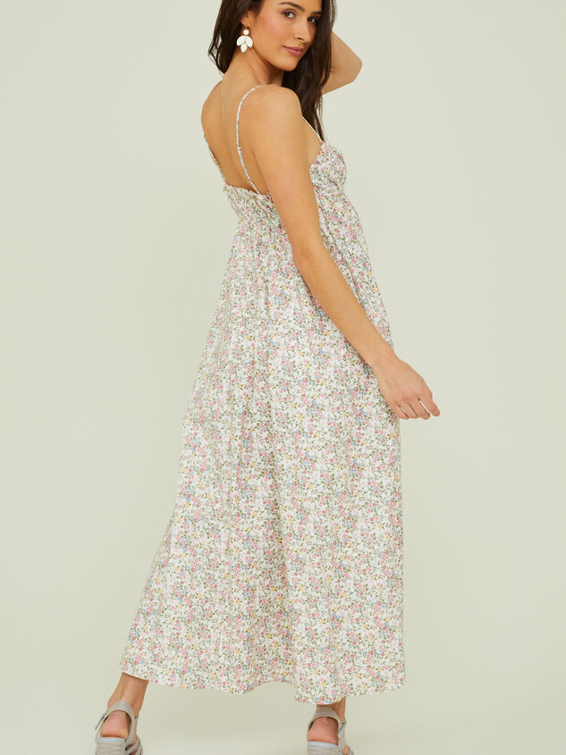 Alice Floral Maxi Dress Detail 3 - AS REVIVAL