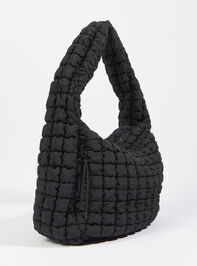 Proficient Quilted Puffer Shoulder Bag Detail 2 - AS REVIVAL