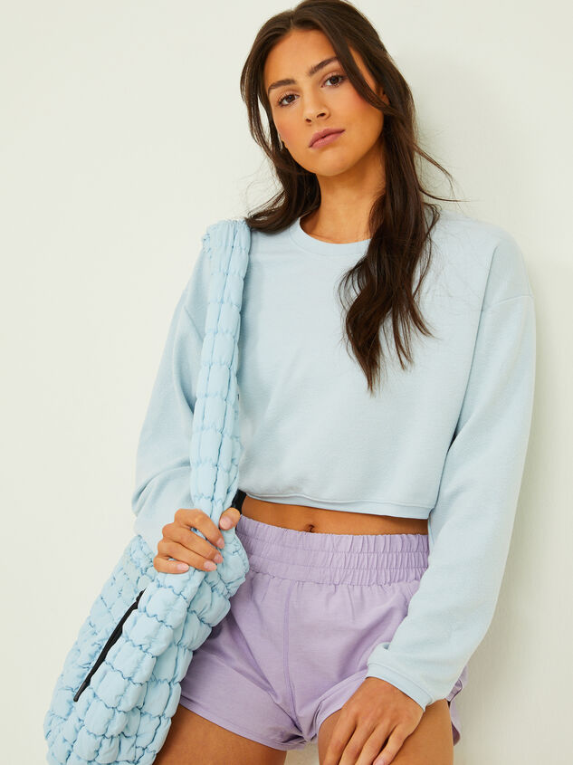 Mile A Minute Cropped Pullover - AS REVIVAL