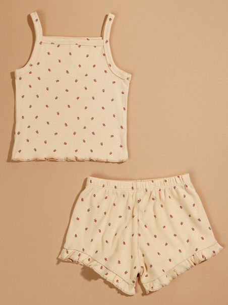 Strawberry Toddler Tank and Shorts Set by Quincy Mae - AS REVIVAL