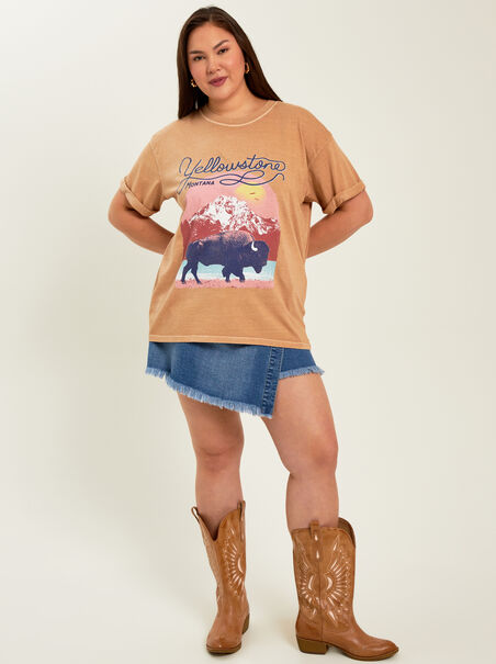 Yellowstone Bison Graphic Tee - AS REVIVAL
