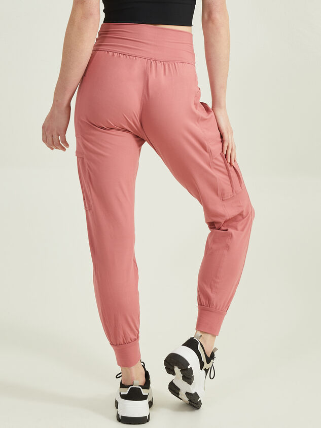 Ascend High Waisted Joggers Detail 4 - AS REVIVAL