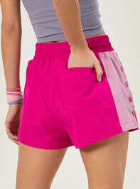 Snap To It Colorblock Shorts Detail 5 - AS REVIVAL