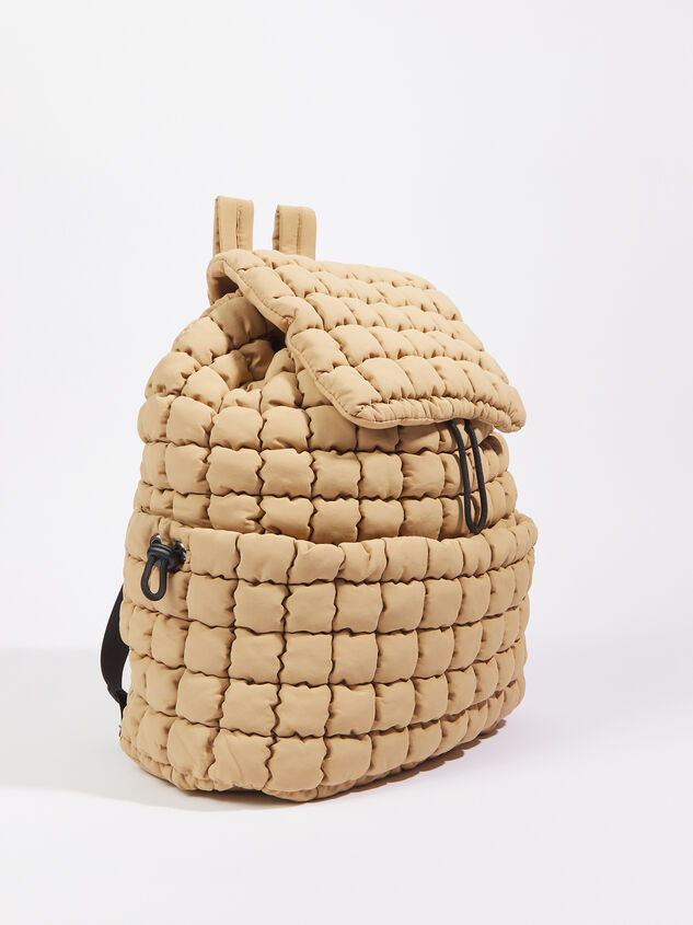 Proficient Quilted Puffer Backpack Detail 2 - AS REVIVAL