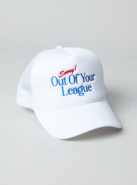 Out Of Your League Trucker Hat - AS REVIVAL