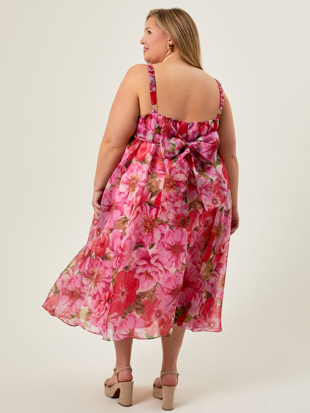 Adeline Floral Maxi Dress Detail 3 - AS REVIVAL