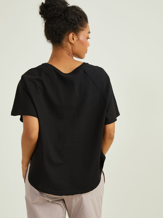 On Repeat Oversized Tee Detail 3 - AS REVIVAL