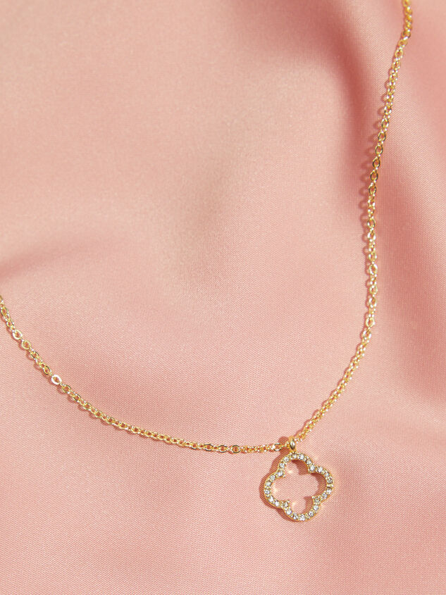 Dainty Clover Charm Necklace - AS REVIVAL