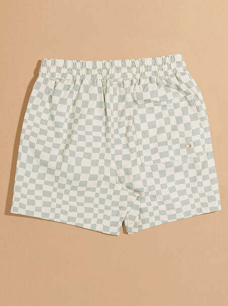 Dylan Checkered Swim Trunks by Rylee + Cru - AS REVIVAL