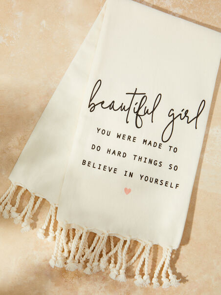 Beautiful Girl Tea Towel - AS REVIVAL