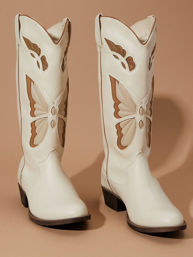Monarch Butterfly Cut Out Boots - AS REVIVAL
