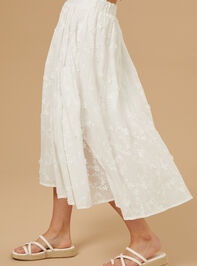 Stacey Embroidered Midi Skirt Detail 4 - AS REVIVAL