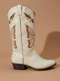 Monarch Butterfly Cut Out Boots Detail 2 - AS REVIVAL