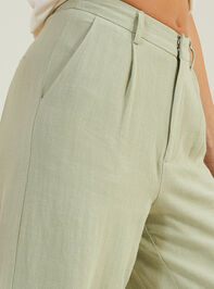 Tessa Linen Trouser Pants Detail 6 - AS REVIVAL