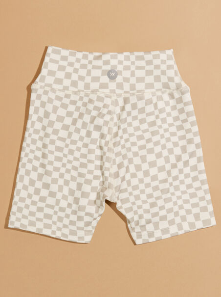 Lanie Checkered Biker Shorts by Play X Play - AS REVIVAL
